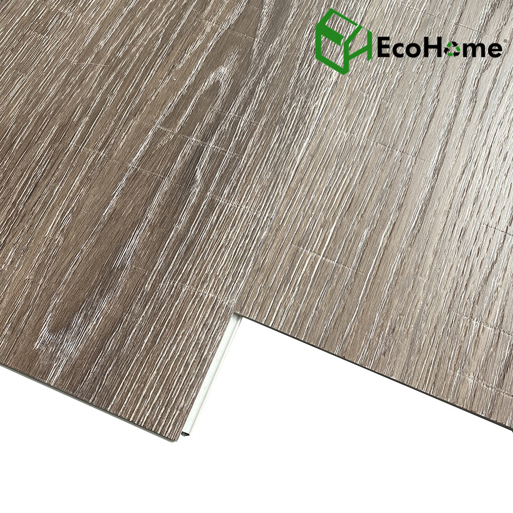 Темно-коричневый с тиснением в регистре SPC Flooring
